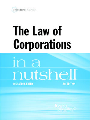cover image of The Law of Corporations in a Nutshell